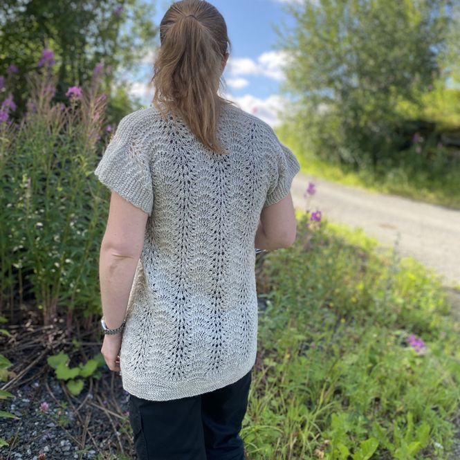 Hovedbilde Strikkepakke - Påfuglkimono