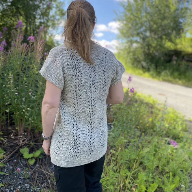 Hovedbilde Strikkepakke - Påfuglkimono
