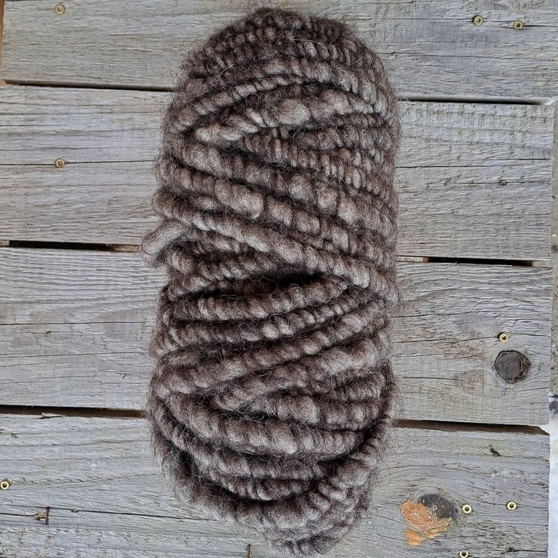 Ryegarn - Lys grå med mørk flor