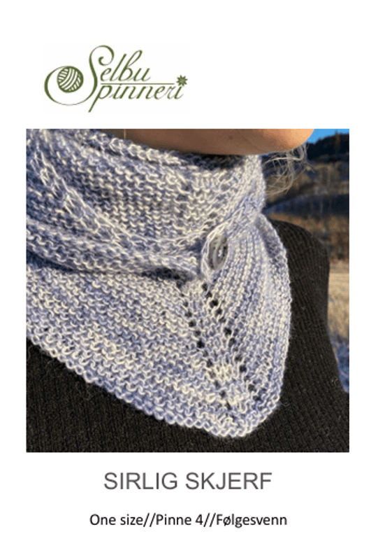 Oppskrift Sirlig skjerf