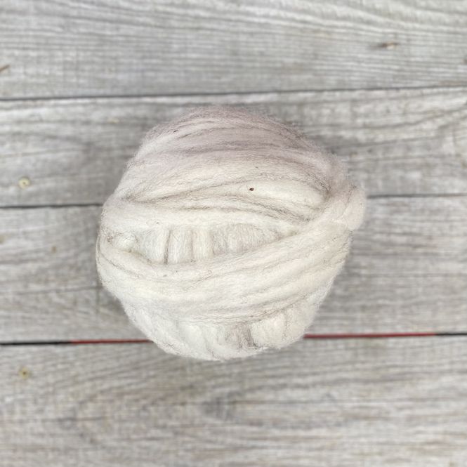 Hovedbilde Kardebånd Norsk kvit sau - Hvitgrå