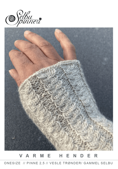 Hovedbilde Oppskrift -Varme hender pulsvanter