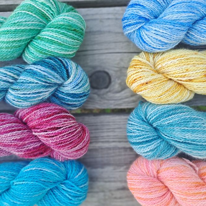 Hovedbilde Gammel Selbu angora - Håndfarget 