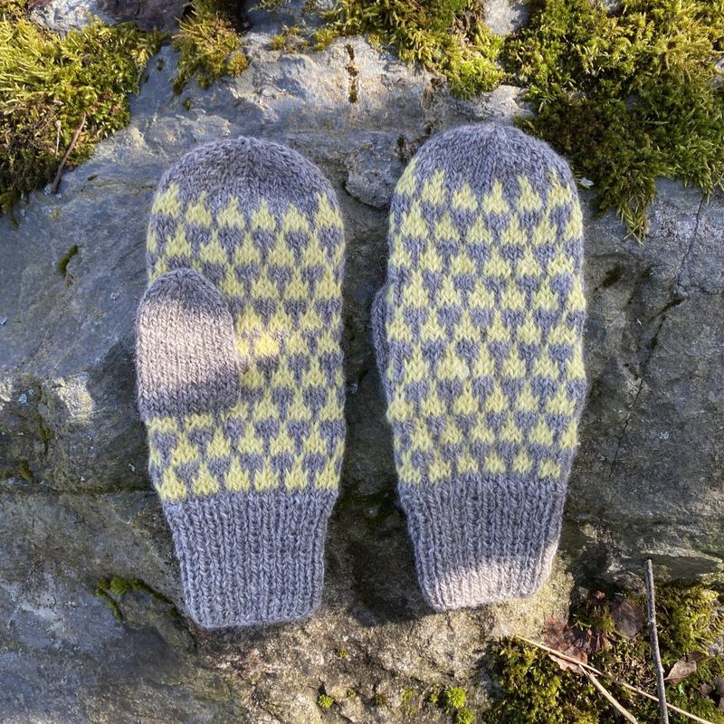 Strikkepakke - Triangelvott