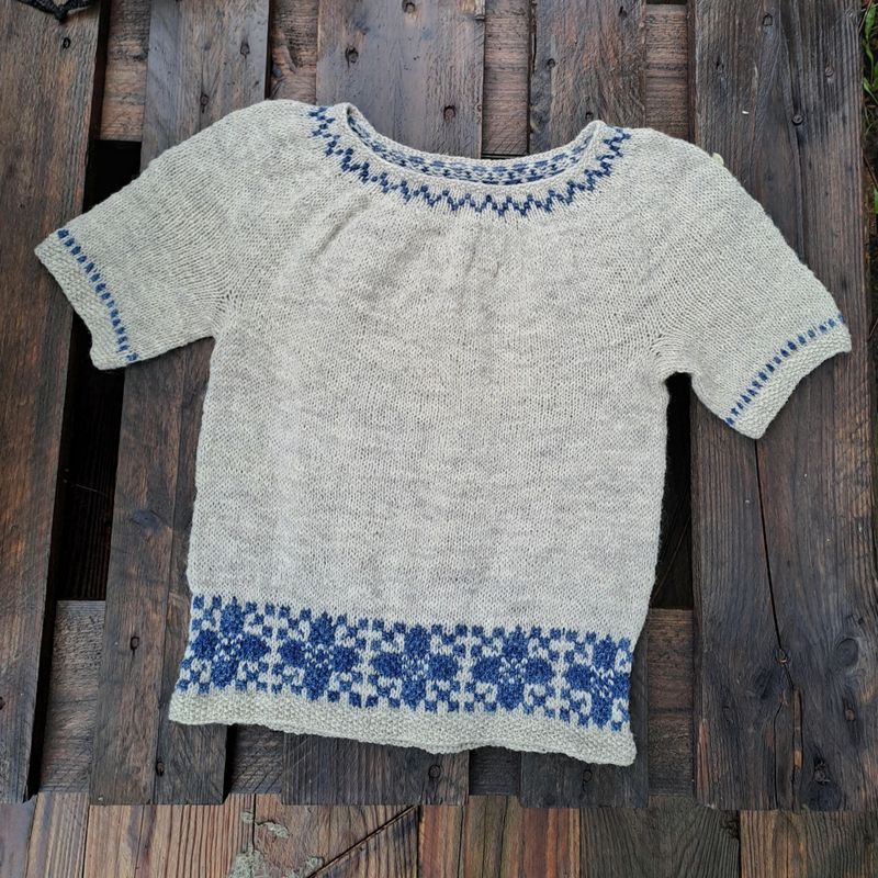 Strikkepakke - Azulejos t-skjorte